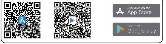 QR-коды для загрузки приложения CloudEdge из App Store и Google Play