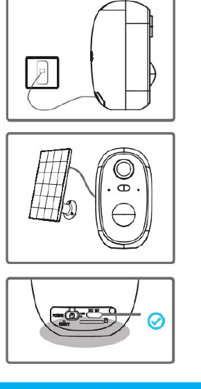 Carga con un adaptador de corriente, carga con el panel solar ieGeek y el LED indicador de carga