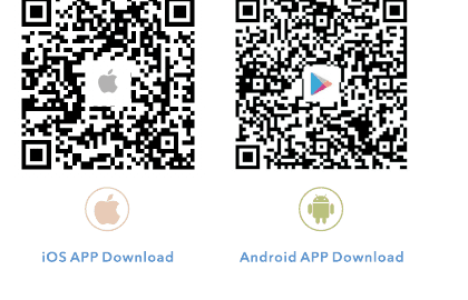 Kody QR do pobrania aplikacji iOS i pobrania aplikacji Android CloudEdge app