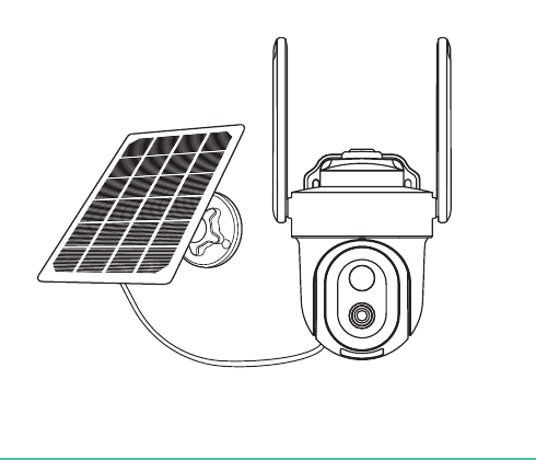 BondFree Solkamera med tilkoblet solpanel