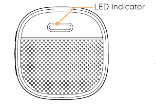 Chime with the RESET button and LED indicator labeled