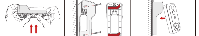 Wireless installation steps 1 to 3 illustrations